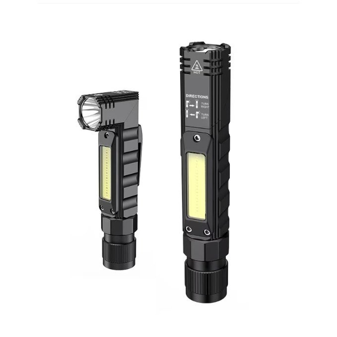 Lanterna LED multifunctionala VICTINY®, 3W, 500 lm, cu acumulator 14500 mAh, incarcare USB, prindere magnetica, IP42