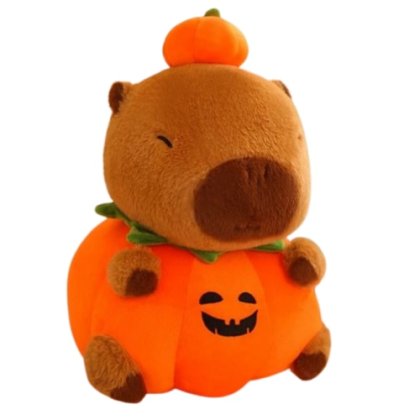Capibara dovleac, Jucarie de plus, VICTINY® portocaliu, 25 cm