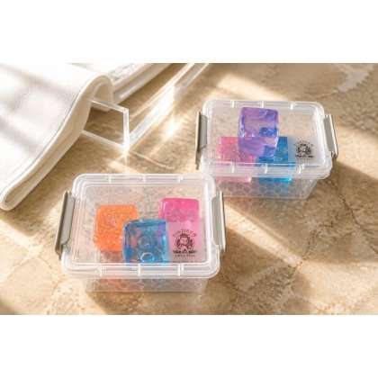 SQUEEZE 2026 SET 3 VIRAL VICTINY MODEL GLITER / ICE / CLAR CUTIE DEPOZITARE 3 BUC RANDOM, 3 cm, jucarie interactiva pentru copii si adulti, antistres