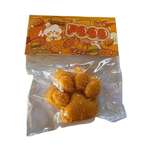 Labuta Pisica squishy moale FOOD VICTINY®, portocaliu