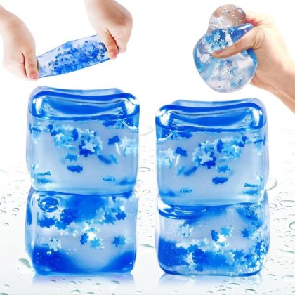 Jucarie interactiva pentru copii, Maltose, jucarie de stres, 55cm, cub de gheata