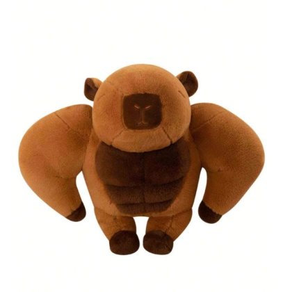 Capibara halterofil, Jucarie de plus, VICTINY® maro, 35/40 cm /calitate premium