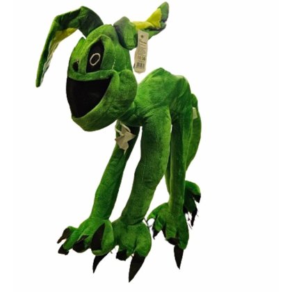 Jucarie Smiling Critters, Plush, verde, 35x30 cm