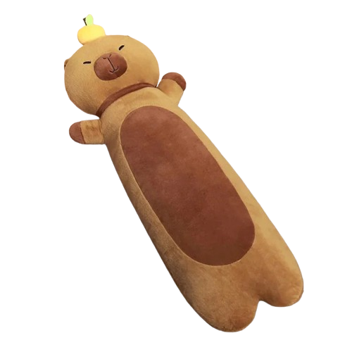 Perna capybara pufoasa VICTINY® 65 cm maro