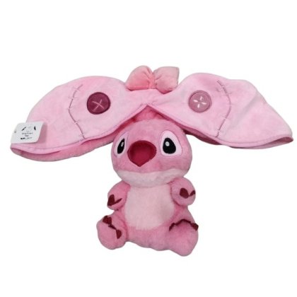 Jucarie de plus Lilo, Moale si Catifelat, 20 cm, alb /verde/albastru/ lilo si stitch