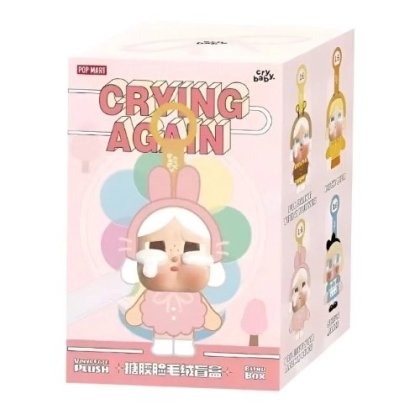 Jucarie plus breloc stil mistery box, crybaby stil Labubu, Crying Again 15/17 cm, multicolor