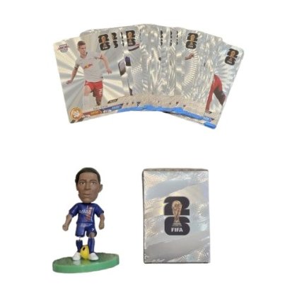 Set 55 cartonase silver fifa2026 worlcup VICTINY multicolor ( pachetul contine 55 cartonase argintii + 1 figurina fotbalistii)
