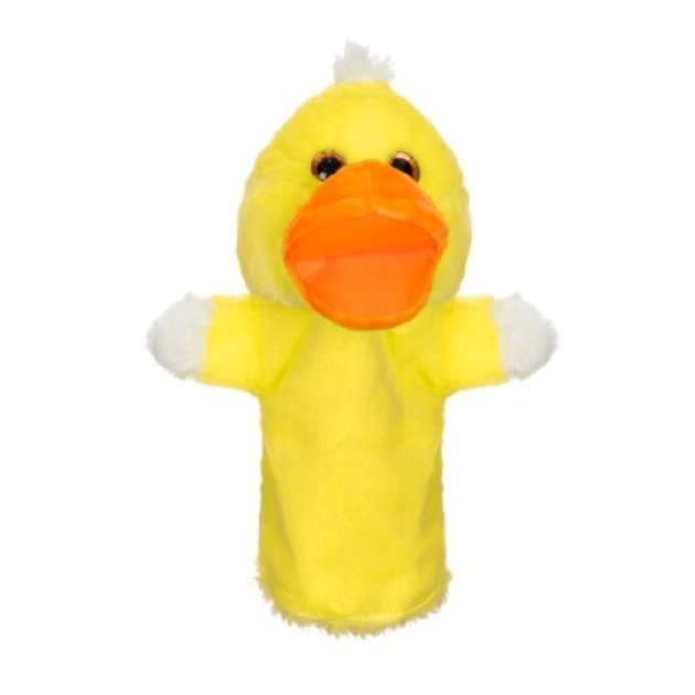 Figurina VICTINY®, teatru de papusi, ratusca galbena, 28cm, +3 ani