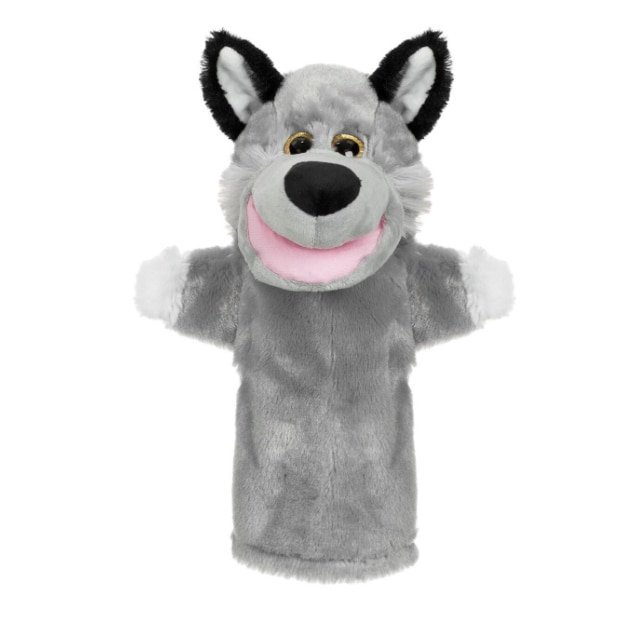 Figurina VICTINY®, teatru de papusi, lup gri, 28cm, +3 ani