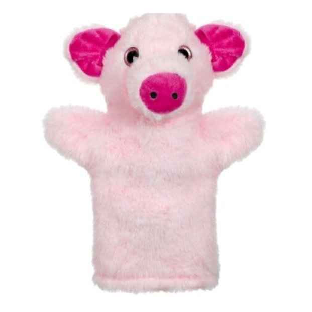 Figurina VICTINY®, teatru de papusi, porcusor roz, 28cm, +3 ani