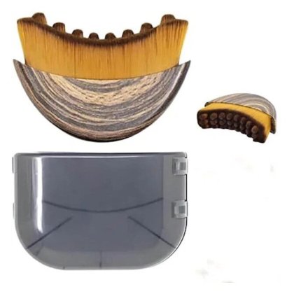 Perie de contur facial VICTINY® pentru drenaj limfatic, masaj, culoare: multicolor