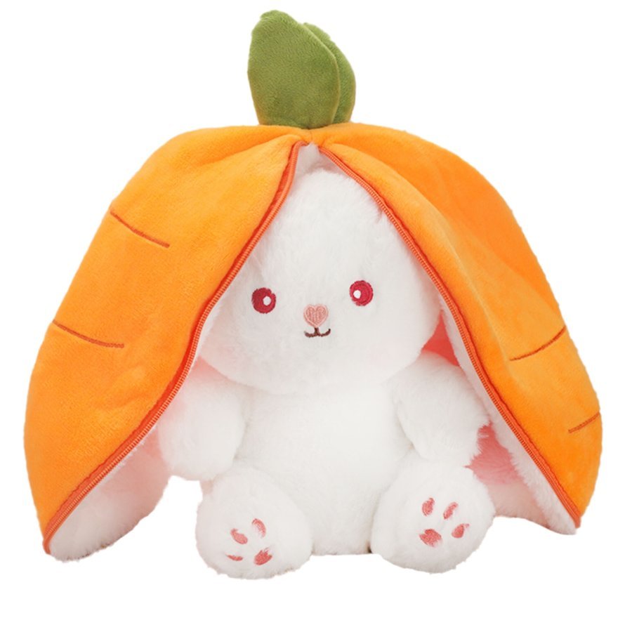 Jucarie de plus 2 in 1, iepuras, 35cm, multicolor