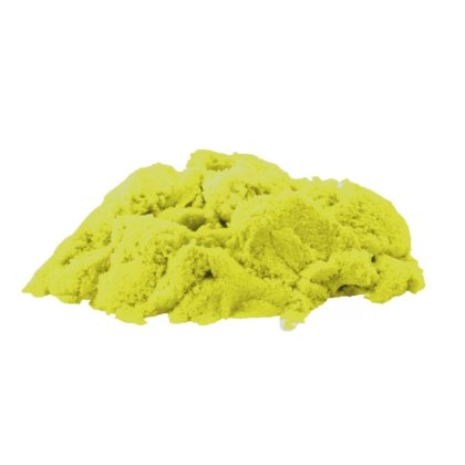Nisip kinetic, VICTINY® 6 forme plastic, usor de modelat, cutie pachet 1 kg, galben