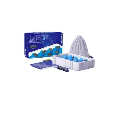 Joc de sah magnetic PZCC, set cu piese si 2 tipuri de tabla, pentru copii si familie