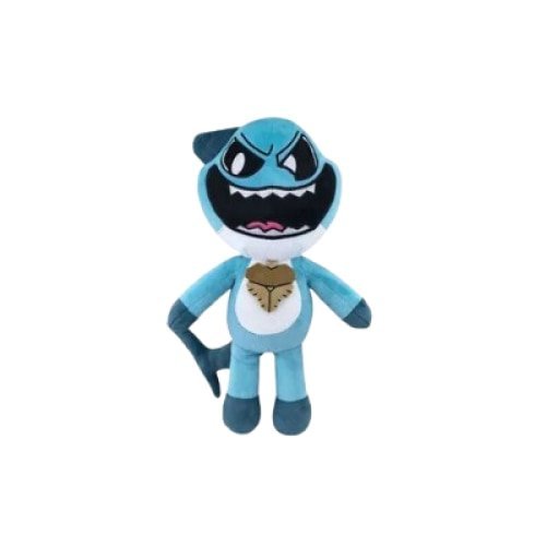 Jucarie de plus, The Smiling Critters 4, Nightmare poppy playtime, albastru, 20/25 cm