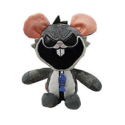 Jucarie de plus, 25cm, gri, design unic, umplutura din bumbac PP