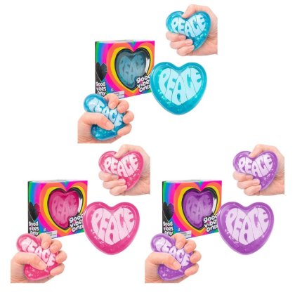 Jucarie interactiva copii, forma inima, material moale, design cu revenire lenta, usor de transportat, multicolor