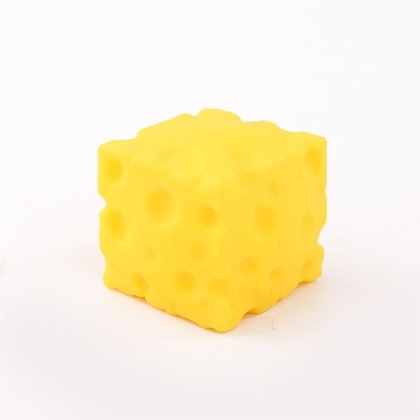 Set jucarii interactive copii, jucarii de stres, branza patrata, 7x7cm, 2 bucati
