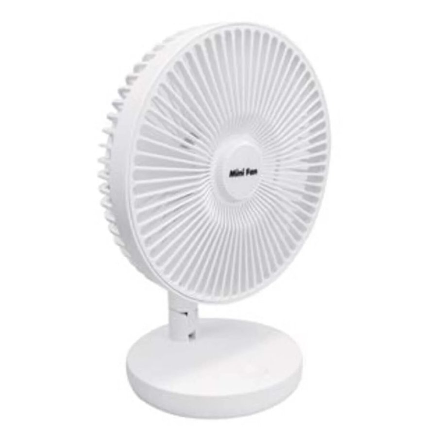 Victiny Ventilator pliabil alb cu 2 trepte de putere USB 4 W - Ø21 cm