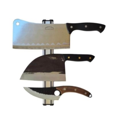Set Profesional cutite, cutit almazan, cutit full tang, satar macelar 800 g si suport magnetic, ct2215