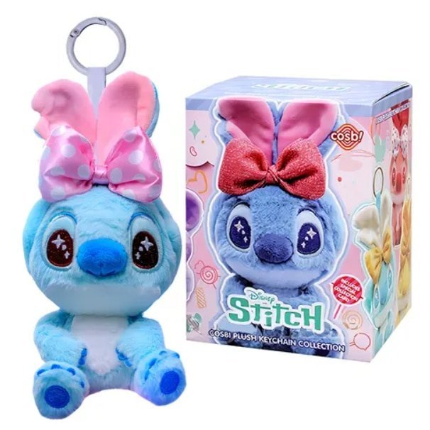 Breloc multicolor Cutie surpriză Lilo&Stitch, 15x10cm