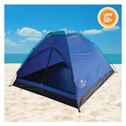 VICTINY® Cort impermeabil cu protectie solara pentru 3 persoane (UPF 50+) - 200 x 200 x 130 cm