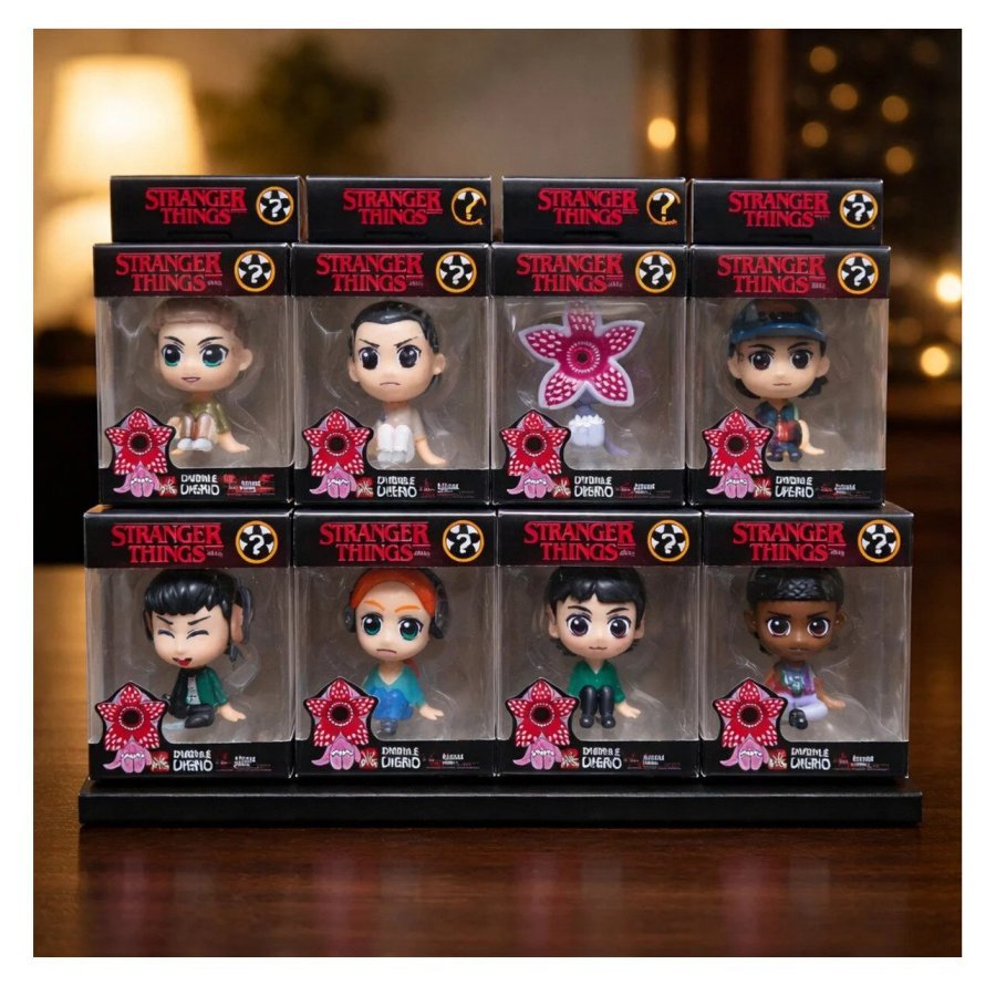 Set 8 figurine Stranger Things 6 cm
