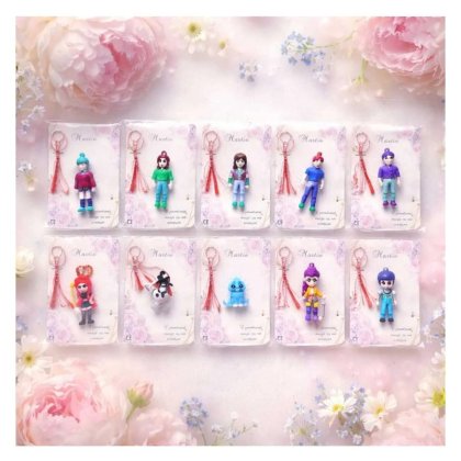 Set 10 Martisoare Fete Multicolor, VICTINY®