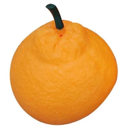 Jucarie Squishy Antistres portocala crunchy slime galben inchis– Jucarie Senzoriala Elastica pentru Copii si Adulti, Model portocala