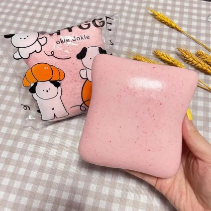 Jucarie squishy paine roz 1pcs