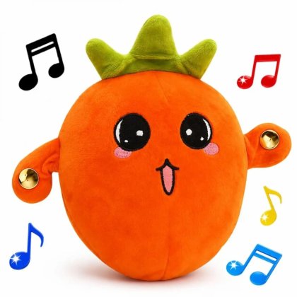 Jucarie Interactiva Muzicala Portocala din Plus – Beat Piano cu Inductie, Senzori Tactili, 4 Moduri de Joaca, Muzica, Tobe, Cantece si Sunete, 3xAA