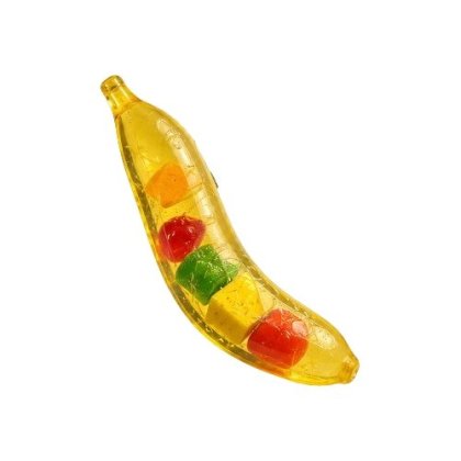 Jucarie Squishy Antistres TIP BANANA CU UMPLUTURA DE FRUCTE– Jucarie Senzoriala SILICON CU UMPLUTURA TPR CU REVENIRE LENTA Elastica pentru Copii si Adulti