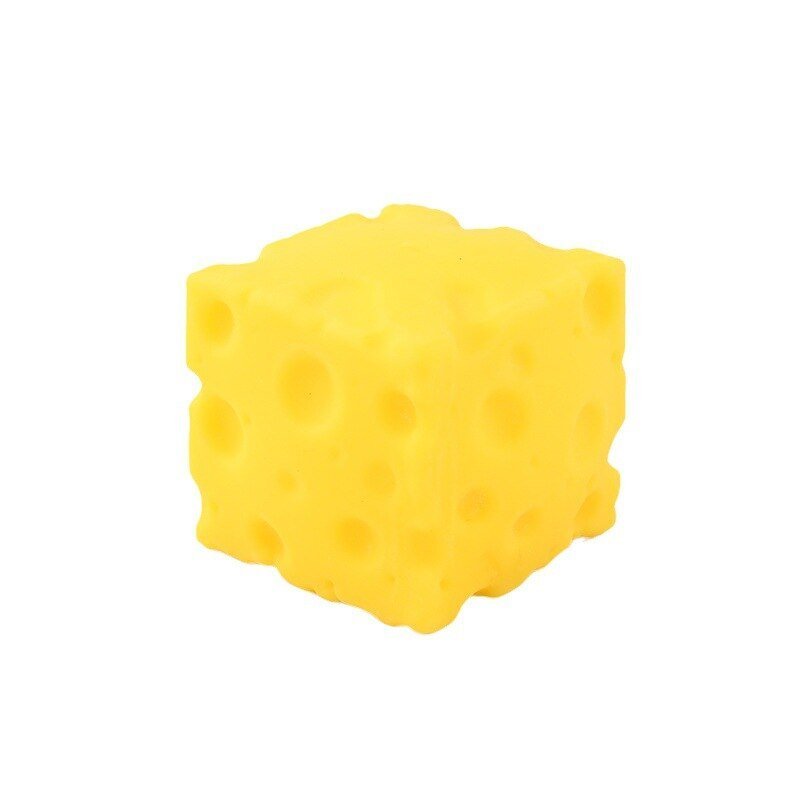 Jucarie interactiva copii, forma de branza, 5x5cm