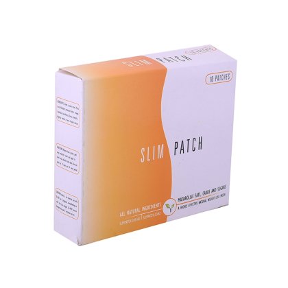 Set 10 x plasturi pentru slabit, Slim Patch, alb, 7 cm x 6 cm