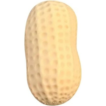 Jucarie squishy in forma de aluna, TPR moale, netoxica, cu revenire lenta, bej, 1 buc.