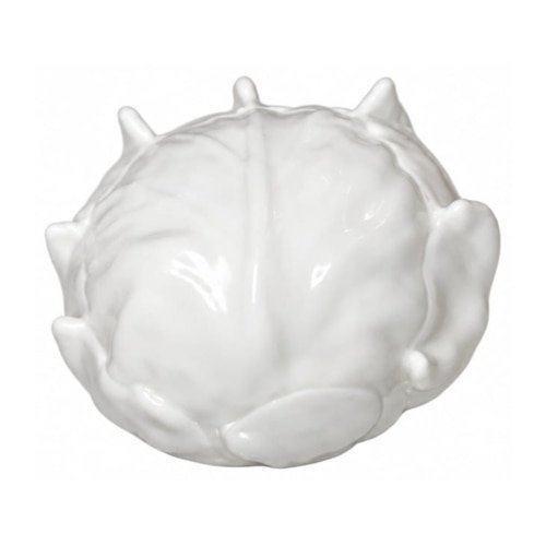 Jucarie squishy antistres crunchy model varza bruxel, culoare alb, 6 cm