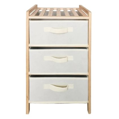 VICTINY® Etajera cu 3 sertare 32 x 26 x 60 cm