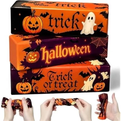 Set de 3 fidget butter K0569-260805-1636-AMC, tematica Halloween, multicolor