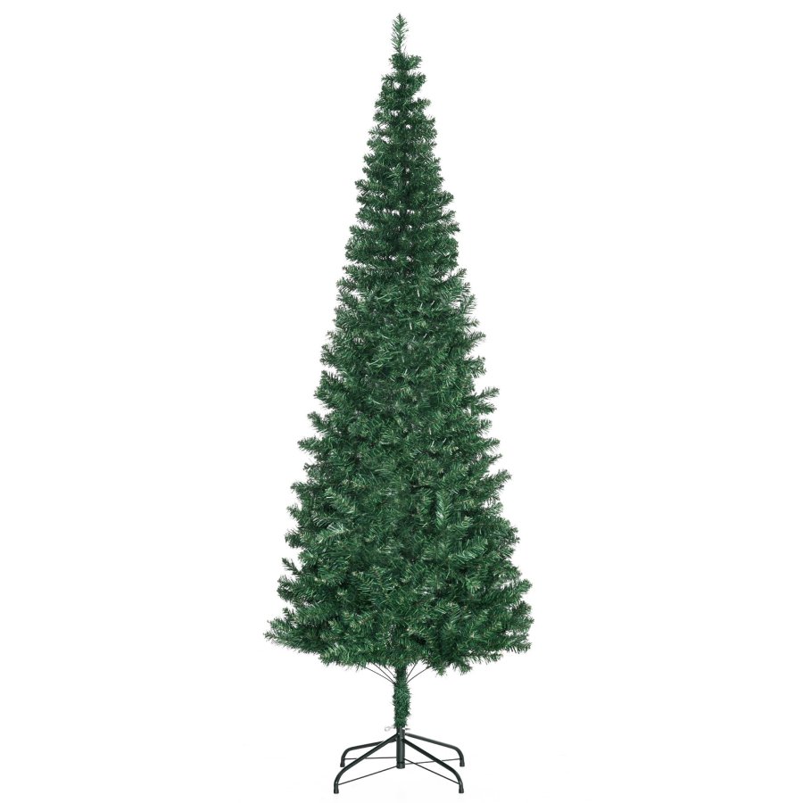 Brad de Craciun artificial, Decoratiune de Craciun, 200 cm, Pentru interior, Usor de asamblat, Verde