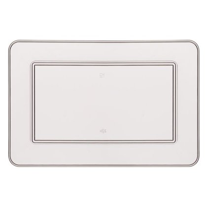 Platou Servire din Plastic Transparent 37x24cm