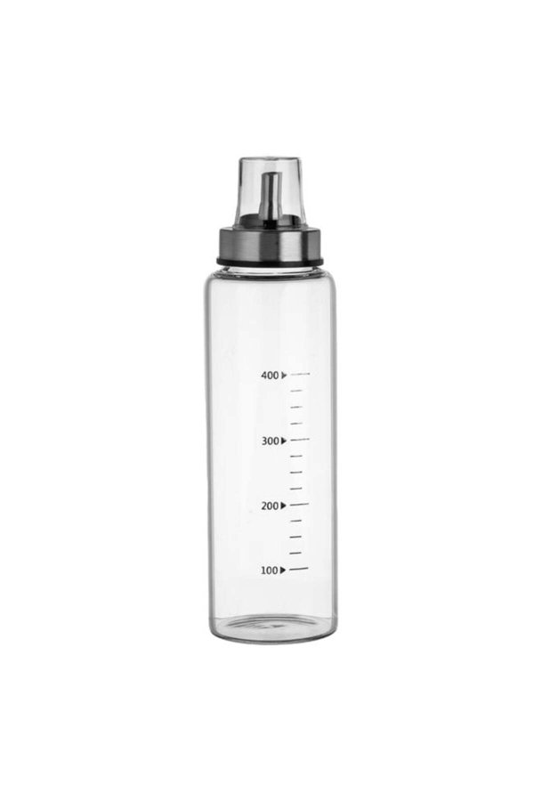 Sticlă de sticlă cu cioc și capac pentru ulei 500 ml