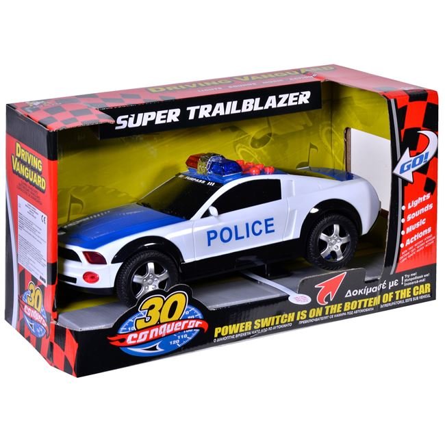 Masina de Politie cu Sunet & Lumina 30cm