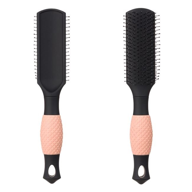 Perie Par Plata din Plastic Roz Neagra