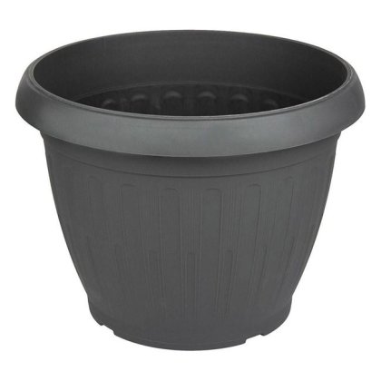 Ghiveci Flori din Plastic Antracit Ø45x35cm - 32l