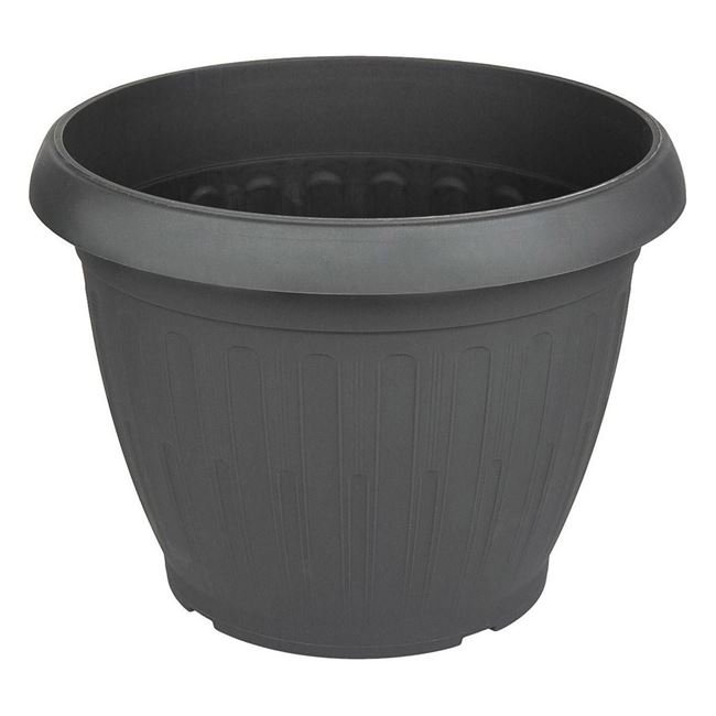 Ghiveci Flori din Plastic Antracit Ø50x38cm - 45l