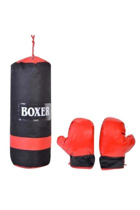 Sac și mănuși de box 19 x 53 cm