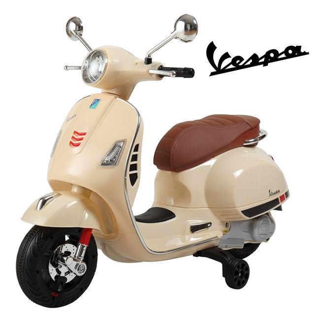 Motocicleta Electrica VESPA 6V Bej Maro