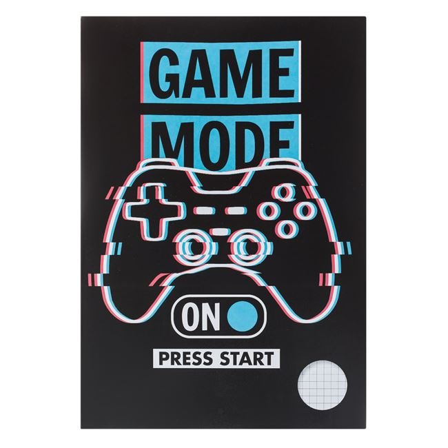Caiet Studentesc A4 Matematica Coperta Neagra Game Mode - 80F