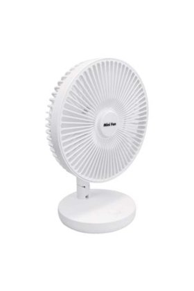 Ventilator pliabil alb cu 2 trepte de putere USB 4 W - Ø21 cm
