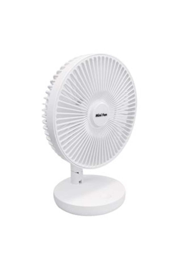 Ventilator pliabil alb cu 2 trepte de putere USB 4 W - Ø21 cm